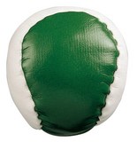 Antistressbälle in grün weiß mit Granulatfüllung mit Werbung oder Logo bedruckt